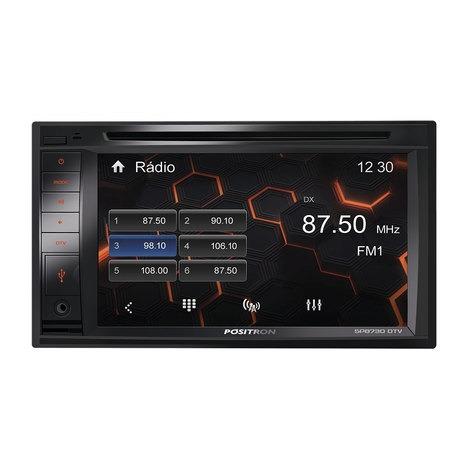 Central multimidia Positron 2din SP8730 TV Digital Espelhamento Bluetooth 2 anos de garant - Foto 4