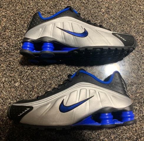 nike shox r4 azul