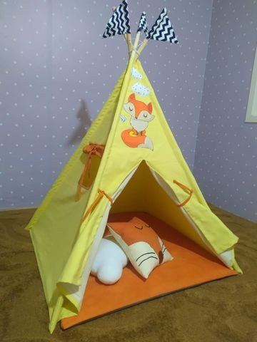 Cabana Infantil Barraca Tenda Com Colchonete