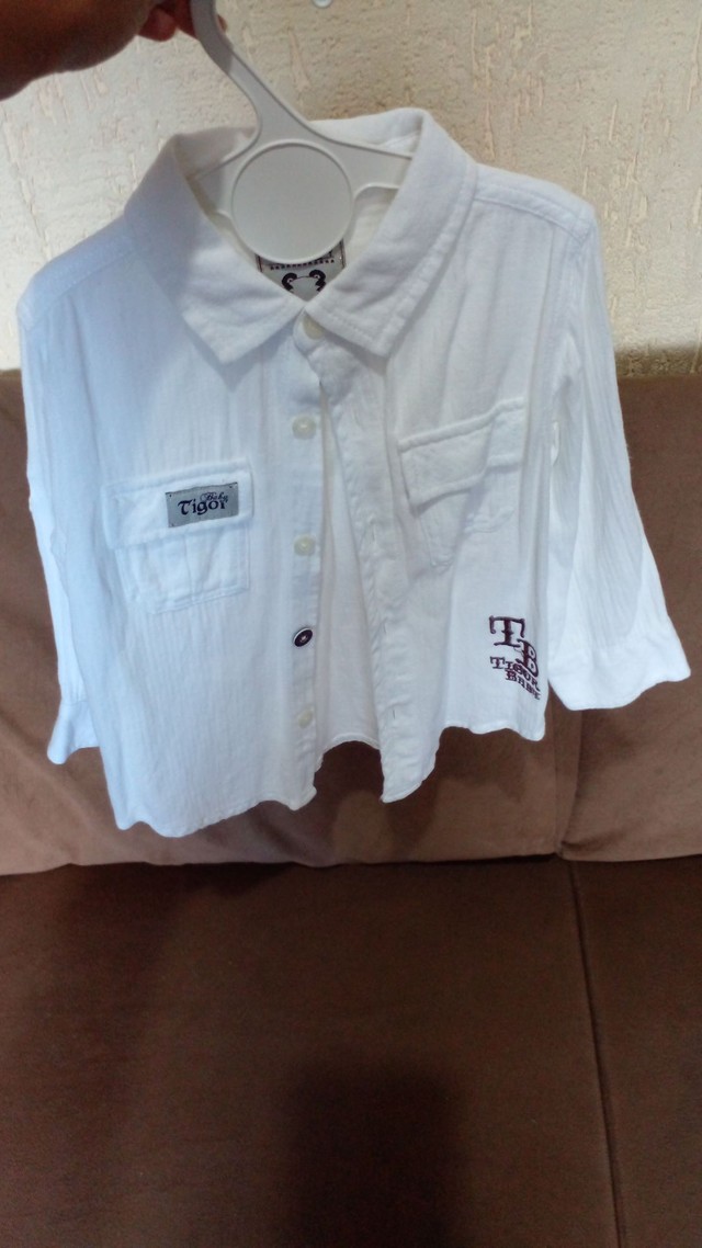 camisa social tigor