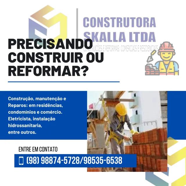 Construção e reforma residencial e comercial 