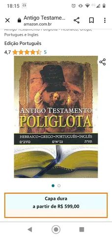 Antigo testamento poliglota - Livros e revistas - Nova Palhoça