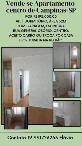 Captação de Apartamento a venda na Rua General Osório, Conceicao, Campinas, SP