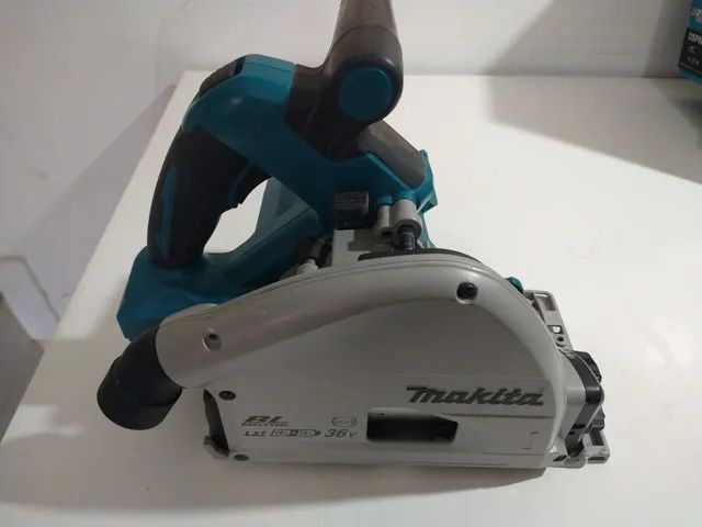 Serra de trilho Makita 18v + 2 baterias originais - Foto 4