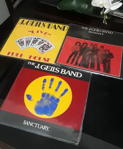 Lote com 3 discos da banda J. Geils Band - Rock clássico