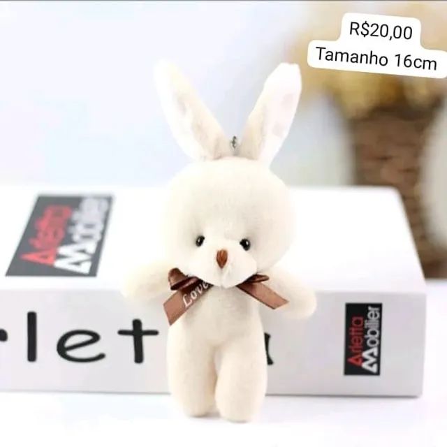 Urso de pelúcia chaveiros  - Foto 5