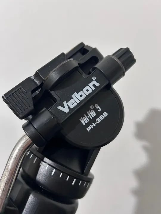 Tripé Velbon C-600 com Cabeça Hidráulica - Foto 4