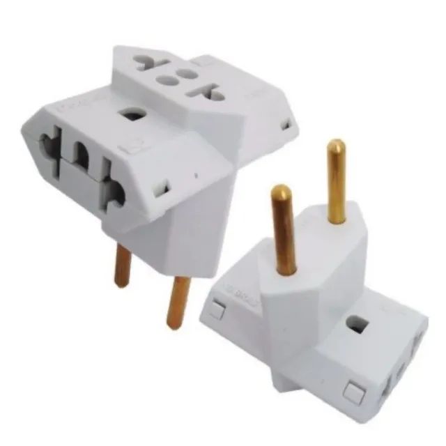 Adaptador de Tomada Benjamin Bob T 3 Entradas 10A 20A - Foto 6