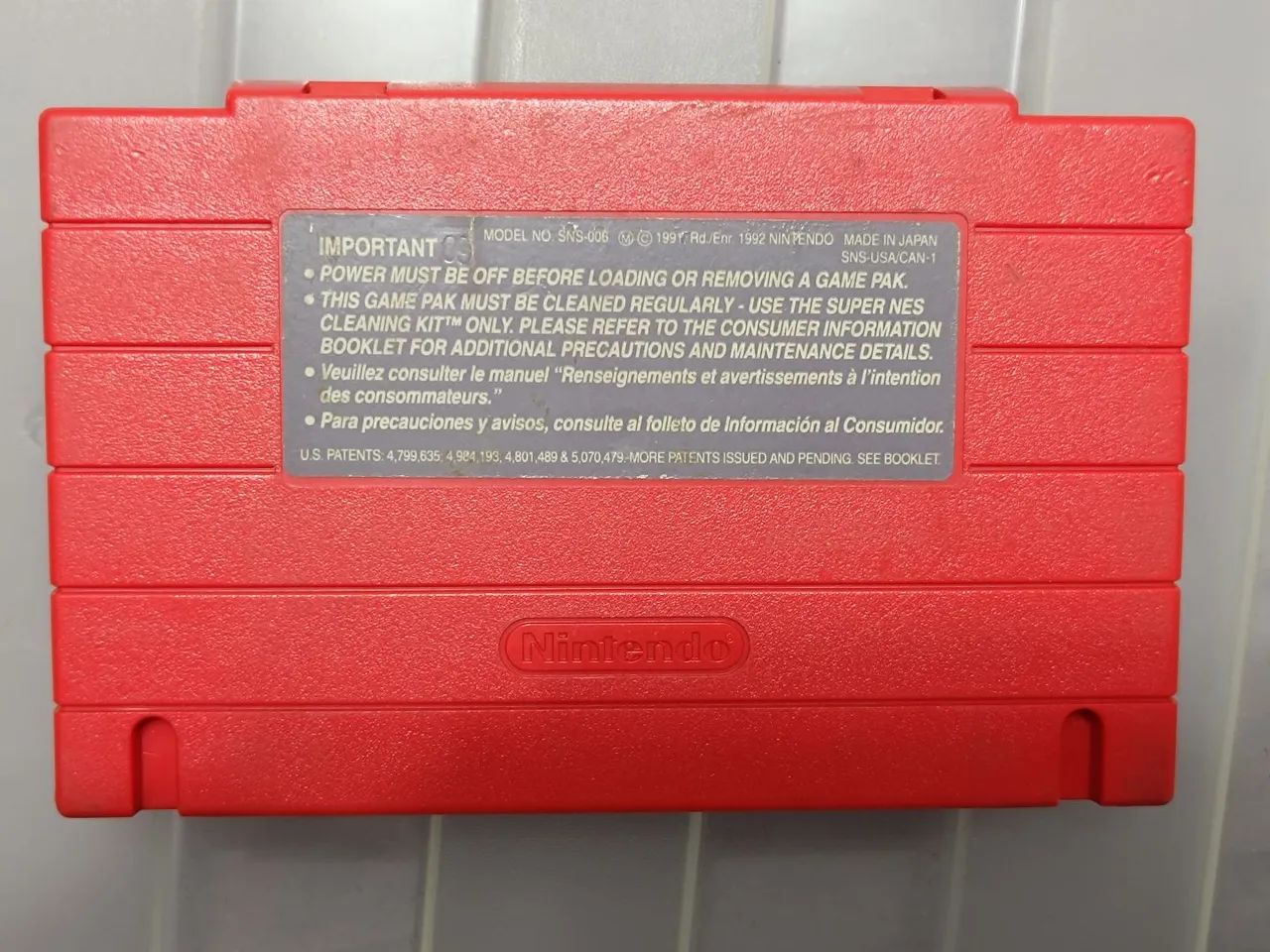 Cartucho Doom Super Nintendo Original - Foto 2