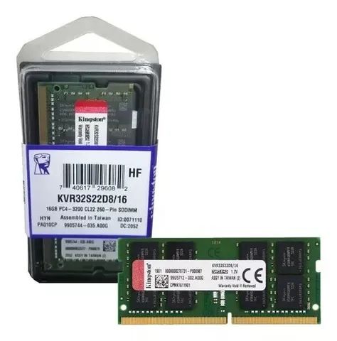 memorias ddr4 e ddr3 Kingston 16gb, 3200,  notebook e desktop, confira  na tabela abaixo - Foto 5