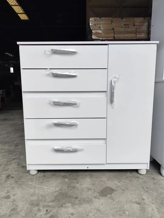 Cômoda 5 gaveta 100% MDF