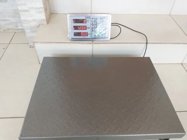 BALANÇA PLATAFORMA DIGITAL MOVEL 700KG - Foto 4