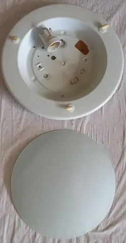 2 Luminárias de Vidro Teto - Foto 2