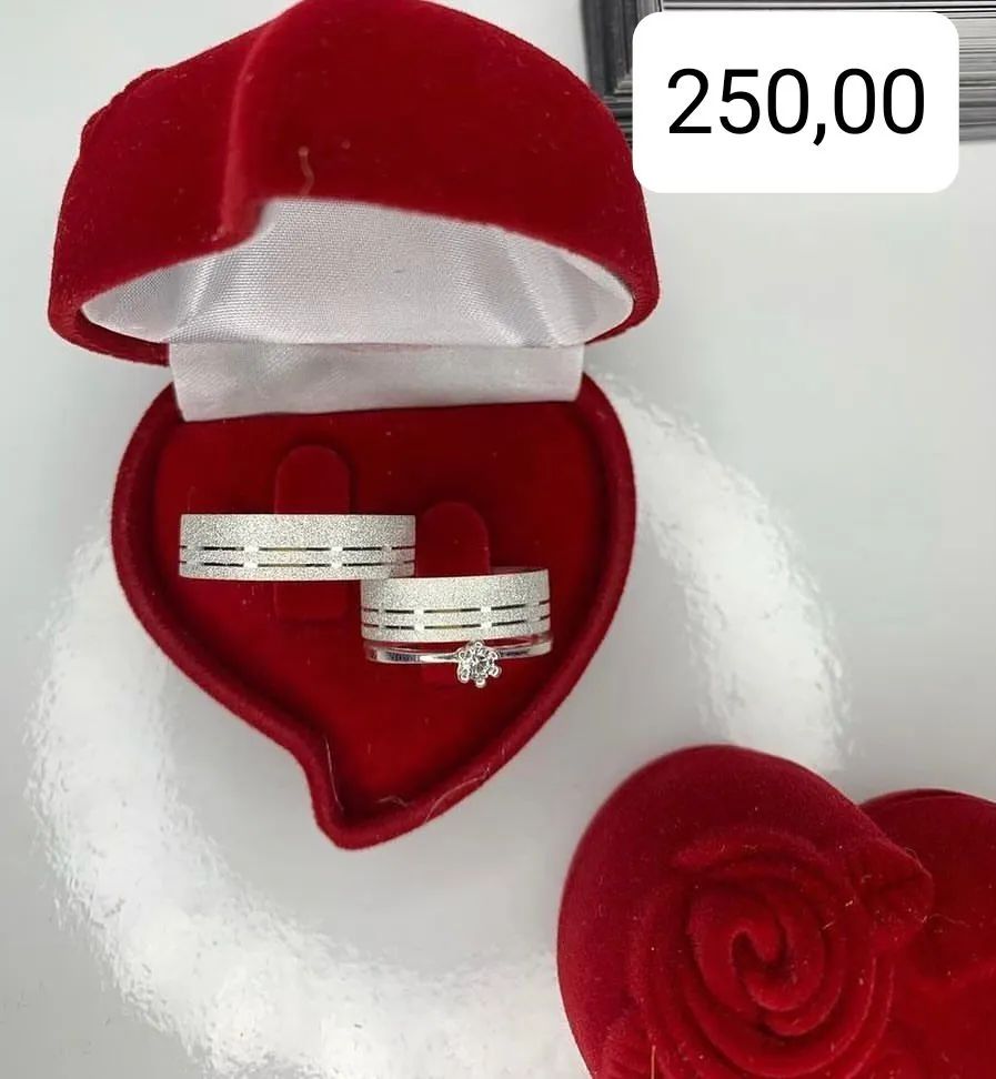 Aliança de prata legítima. - Foto 2