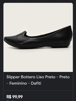 Sapatilha best sale slipper bottero