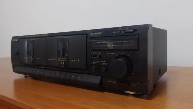 Tapa deck duplo Teac W-518R importado vintage - Foto 4