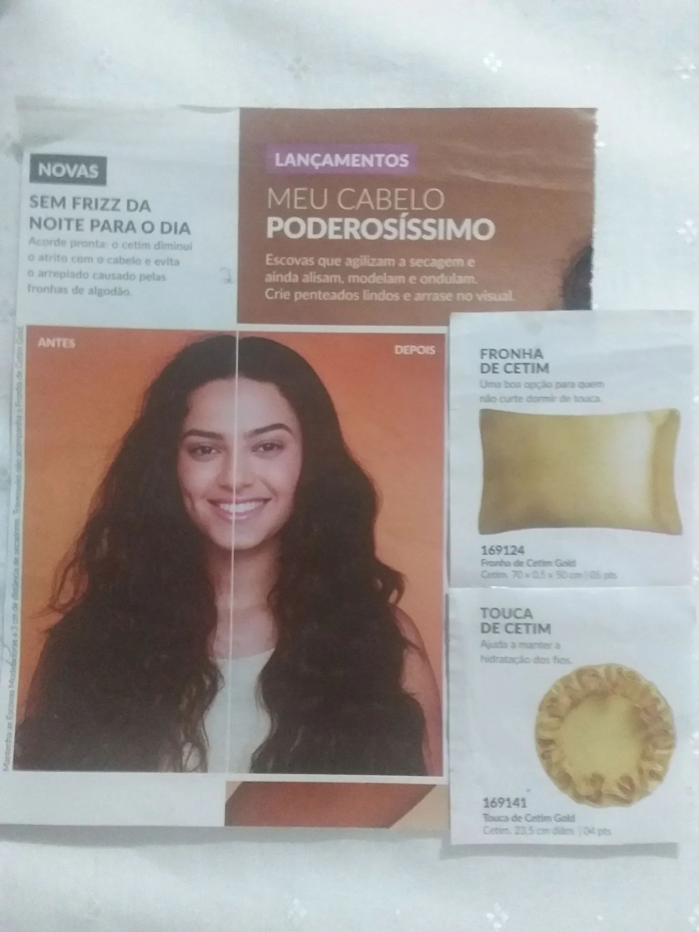 Kit cabelos sem frizz