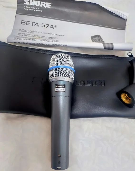 Microfone Shure Beta SM57-A - Instrumentos musicais - Pitangueiras