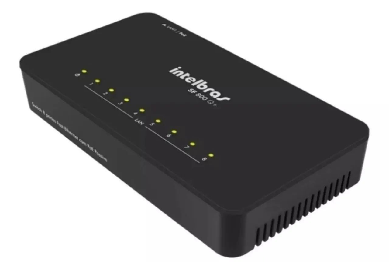 Switch SF 800 Q+ com 8 portas Fast Ethernet 10/100 - Foto 3