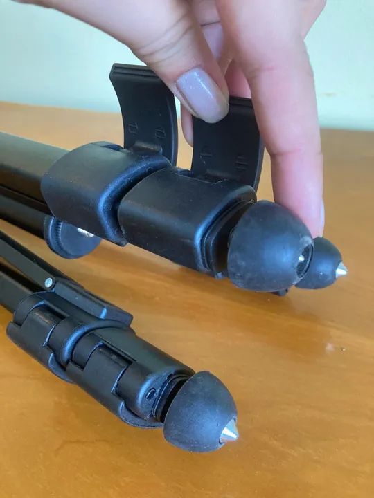 tripé profissional para câmera e/ou filmadora novo viv-vpt-5660 - Foto 3