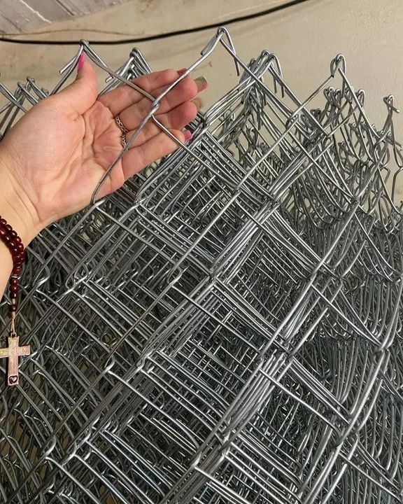 Tela de arame galvanizada / Tela alambrado revestido / Tela de arame revestido encapado  - Foto 3