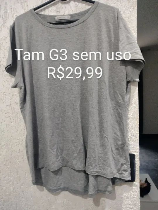 Blusas e camisetas plus size a partir de 15,00