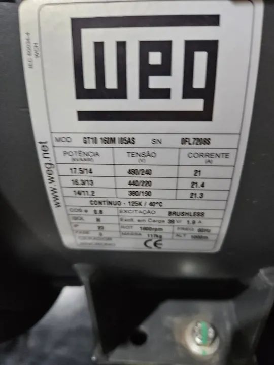 Gerador de Energia MWM 15.5 kva Trifásico Fabricação 2023 - Foto 6