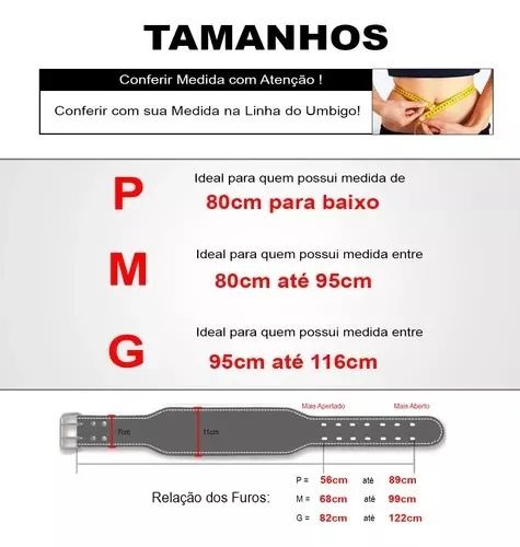 Cinturão Musculação Academia Lombar Agachamento Couro - Foto 5