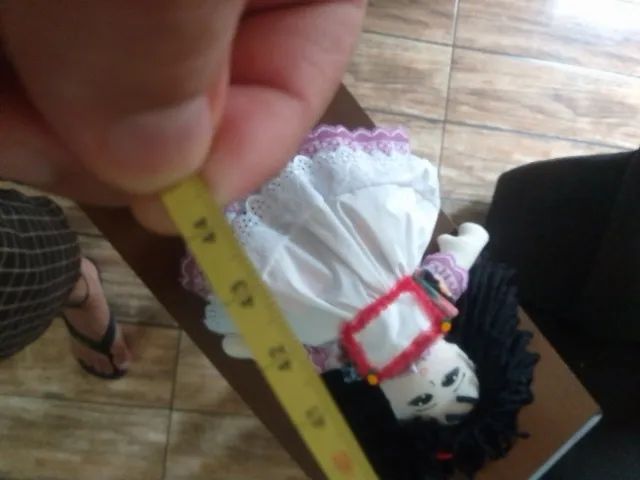 Boneca de Pano feito a mão GRANDE - Foto 6