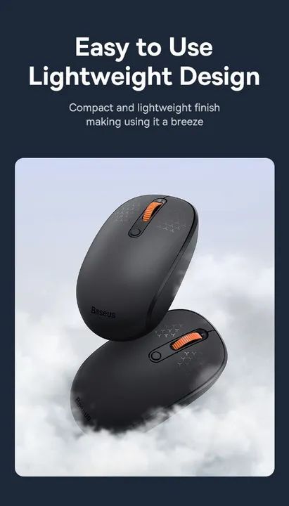 Mouse Sem Fio 2.4G - Preto Bluetooth  - Foto 4