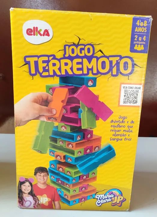Jogo Terremoto Elka - Diversão e Equilíbrio para a Família!