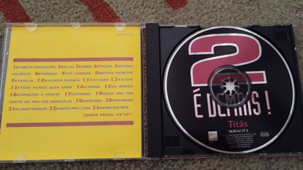 O Melhor dos Titãs - 2 LPs em 1 CD - Foto 2