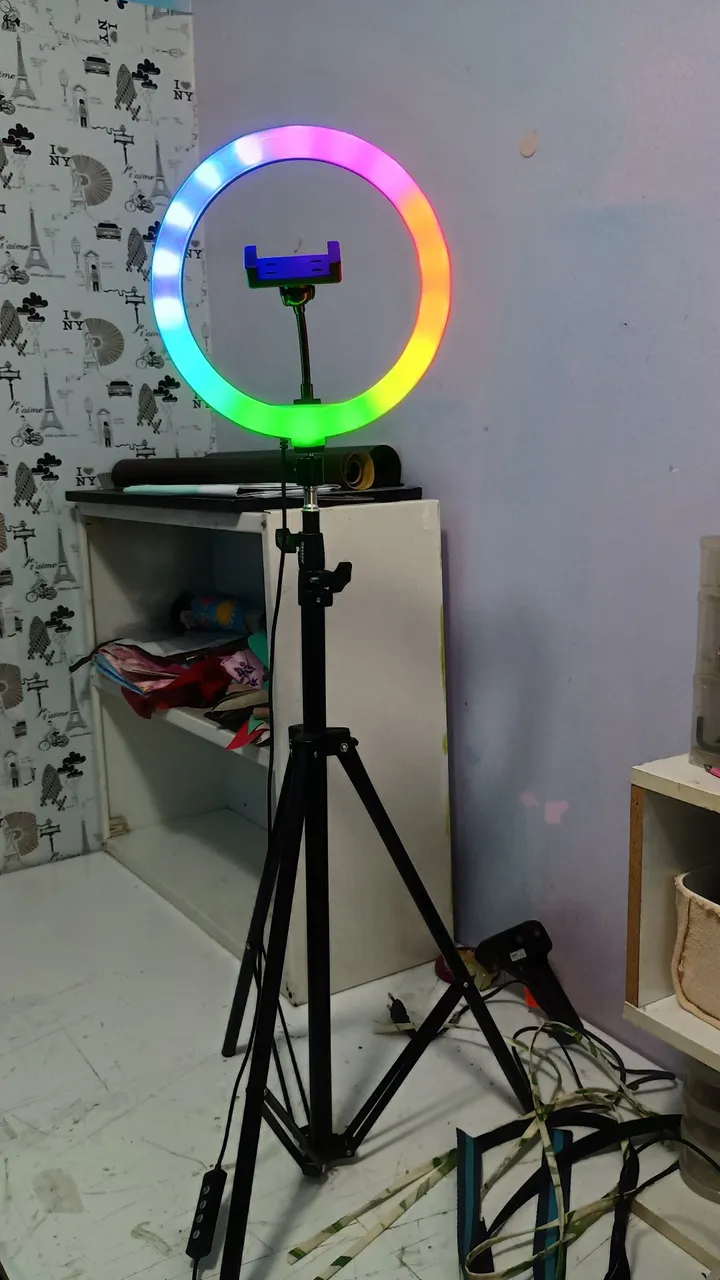 Ring Light LED para Fotos e Vídeos