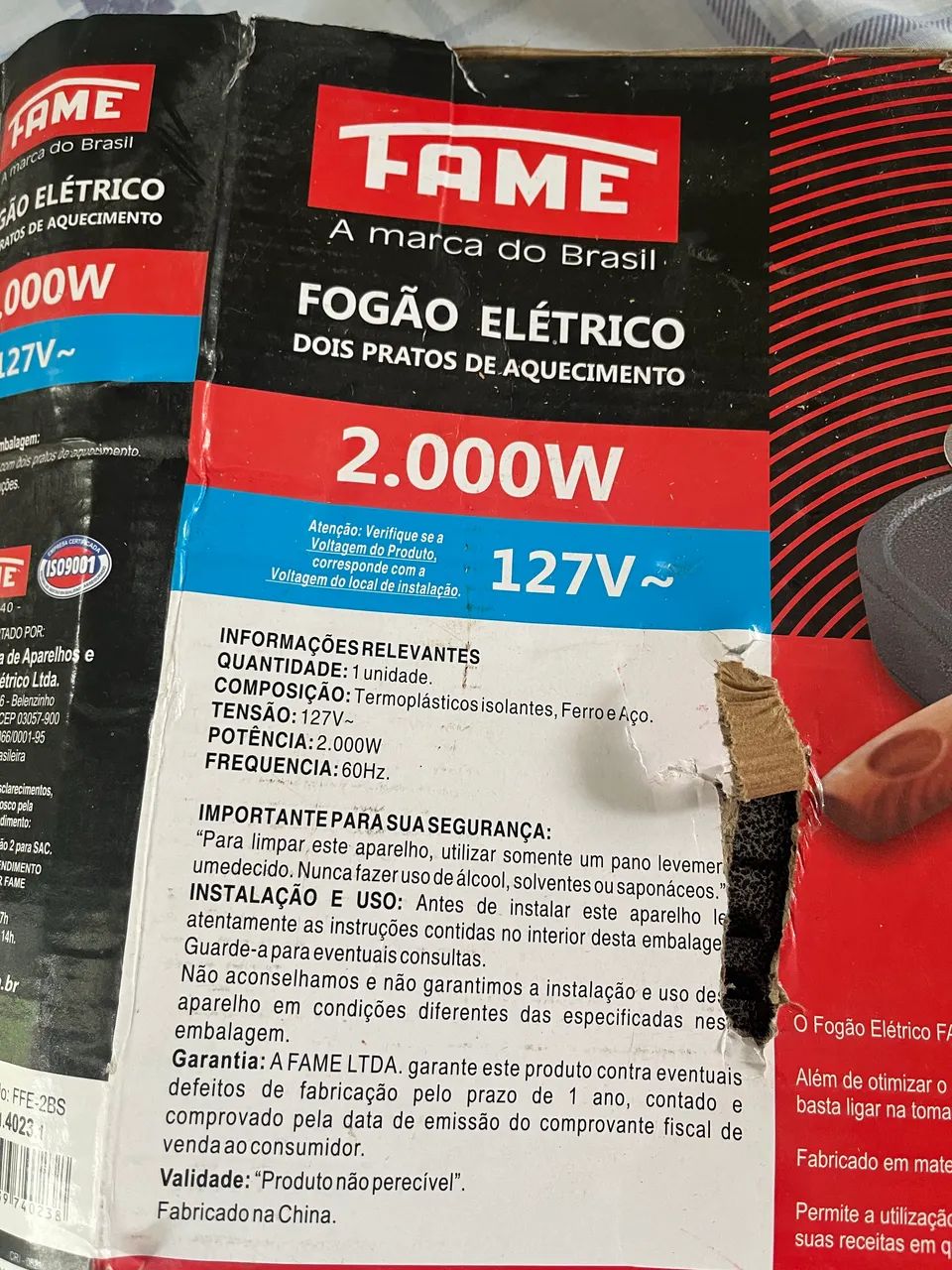 Fogão elétrico 127v fame  - Foto 5