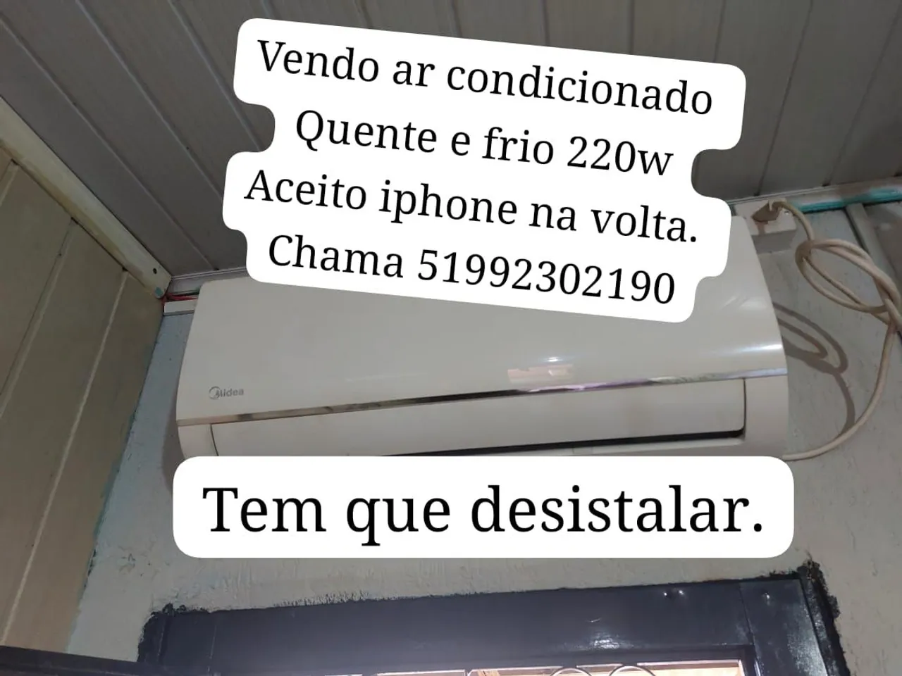 Ar Condicionado Midea Quente e Frio 220w - Aceito iPhone