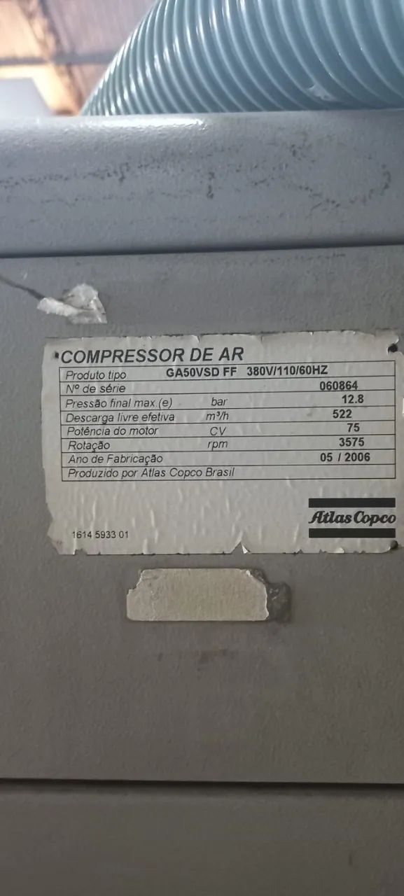 COMPRESSOR DE AR ATLAS COPCO  - Foto 4