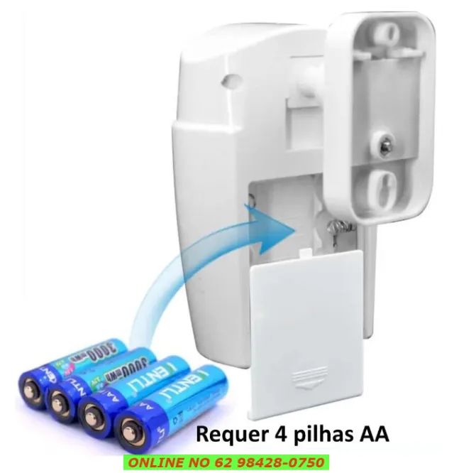 Alarme Mini S/ Fio Residencial Comercial 02 Controles Remoto - Foto 6