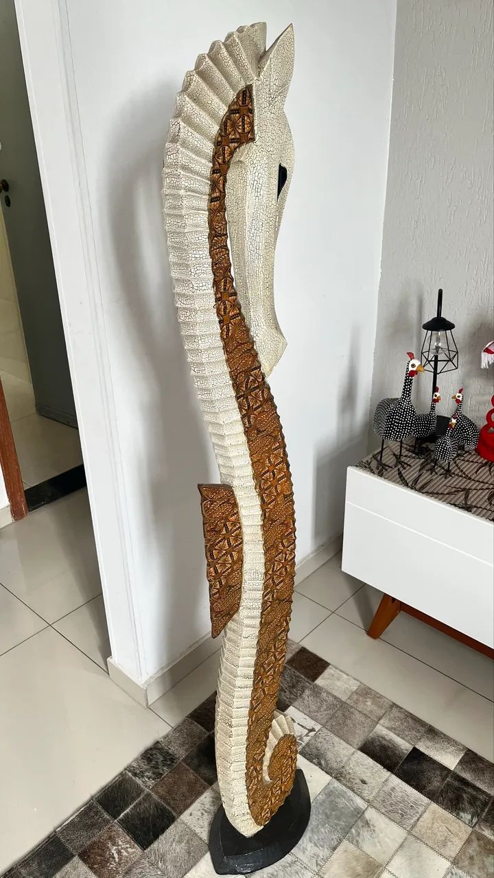 Escultura cavalo marinho - Foto 2