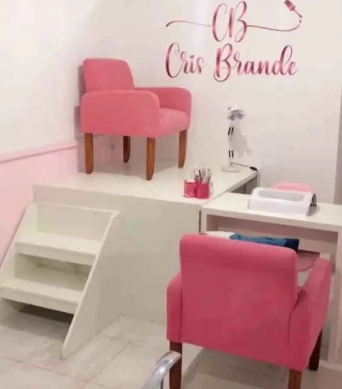 TRONO MANICURE COM MESA MAIS ESCADA COM PREÇOS IMBATÍVEIS ? - Foto 2