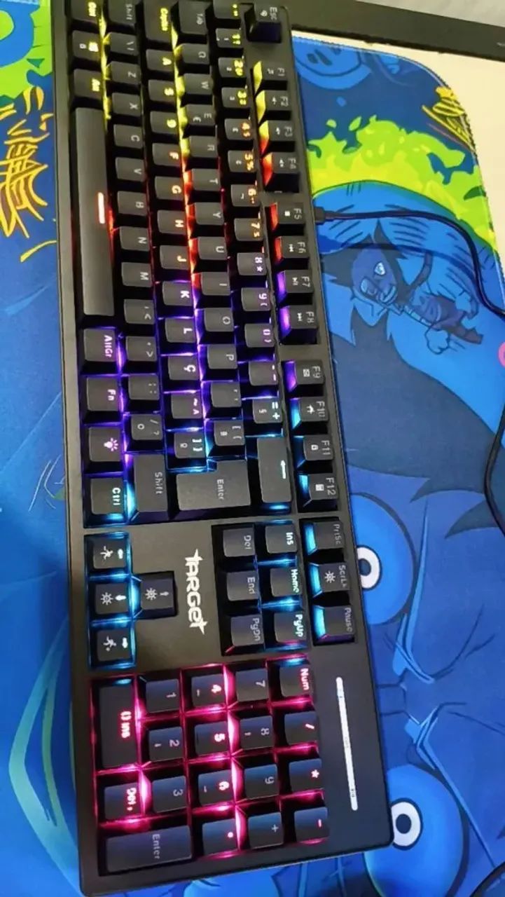 Teclado Mecanico TGT 100% ABNT2, Switch Azul, Novo!  - Foto 3