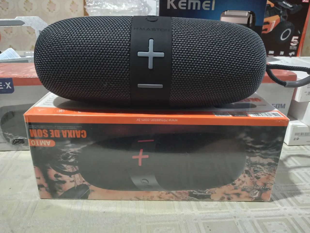 Caixa de Som H'Maston ma-10 Bluetooth Portátil 160w pmpo  - Foto 5