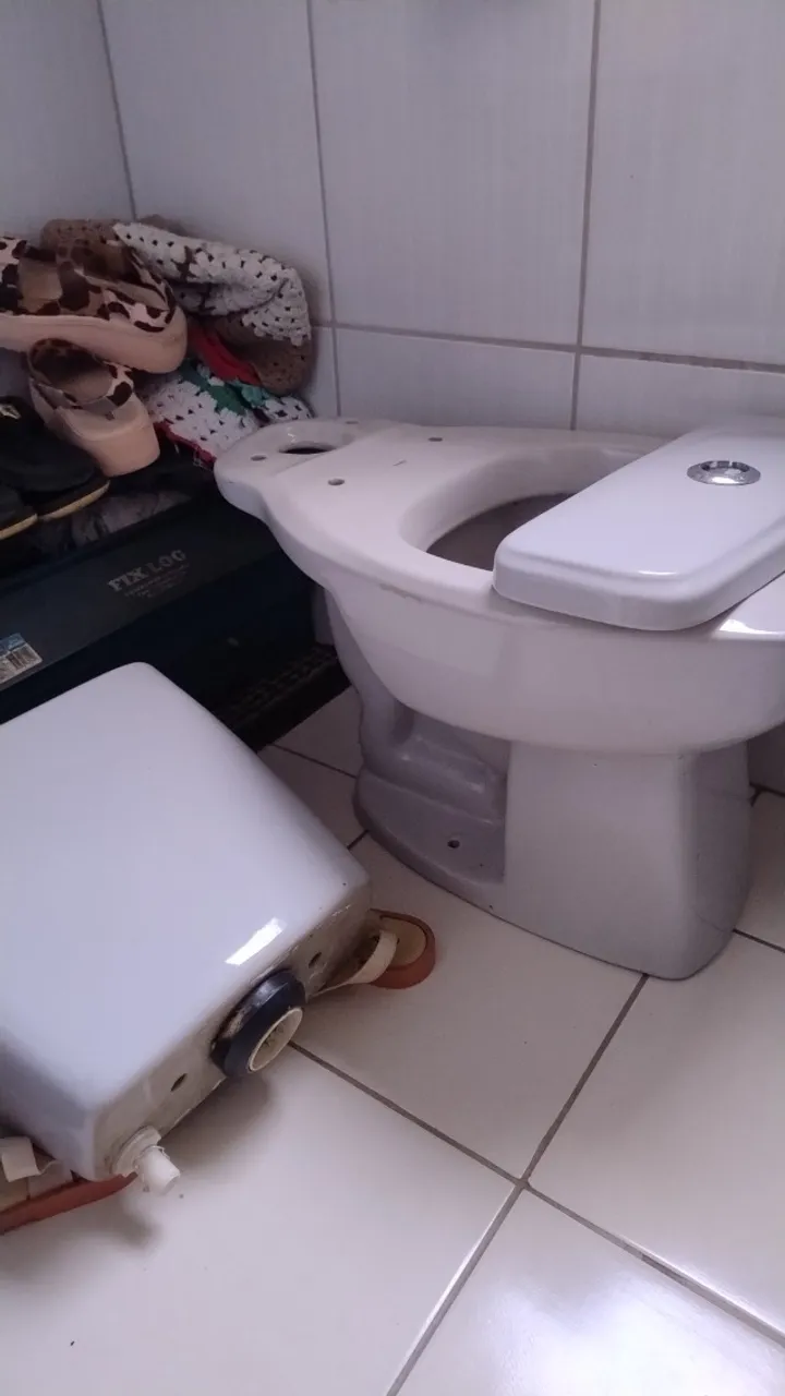 Vaso com caixa acoplada
