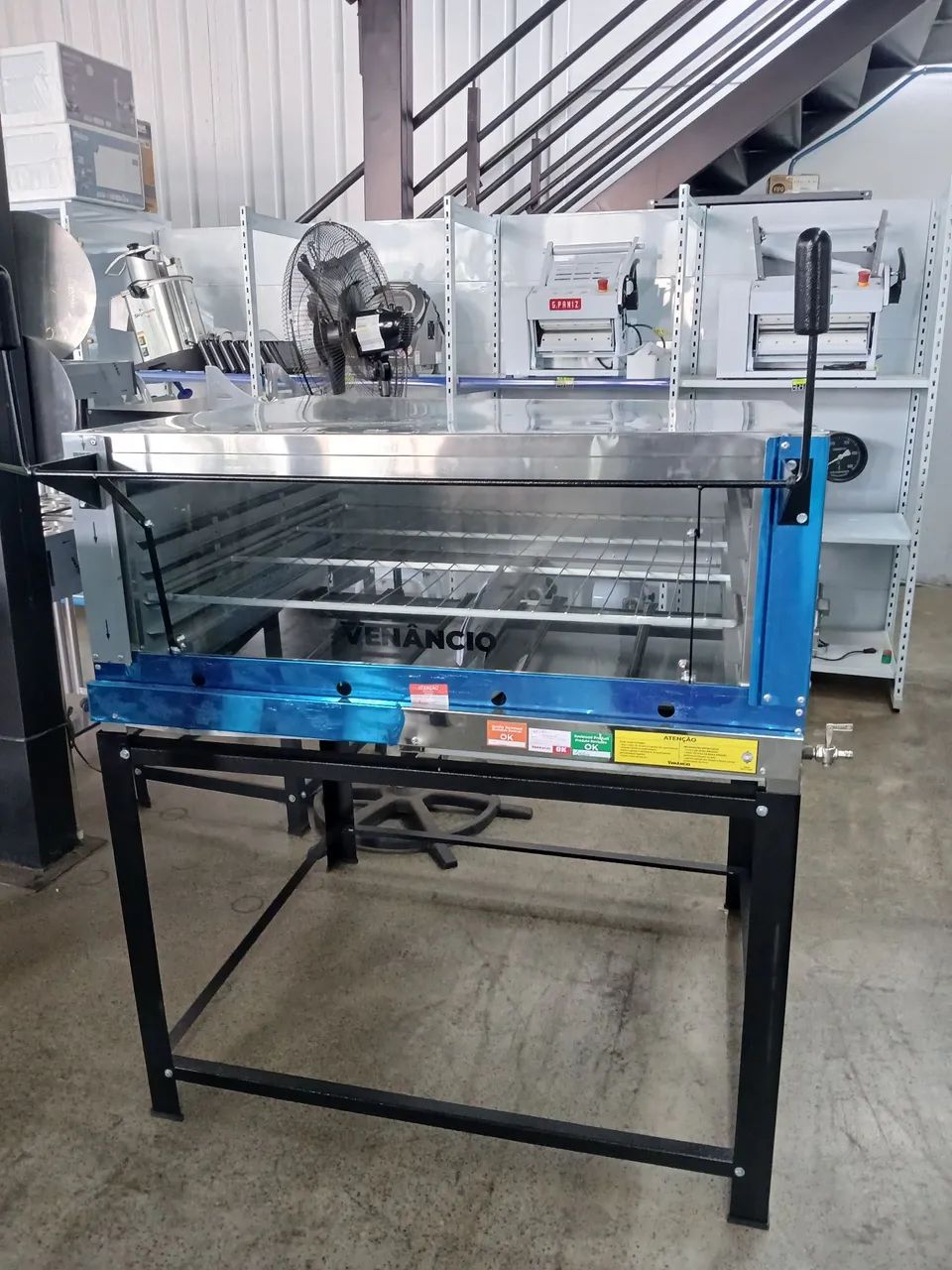 Forno A Gás Industrial Roma De Aço Inox Firi110 Com Grelha inox - Foto 2