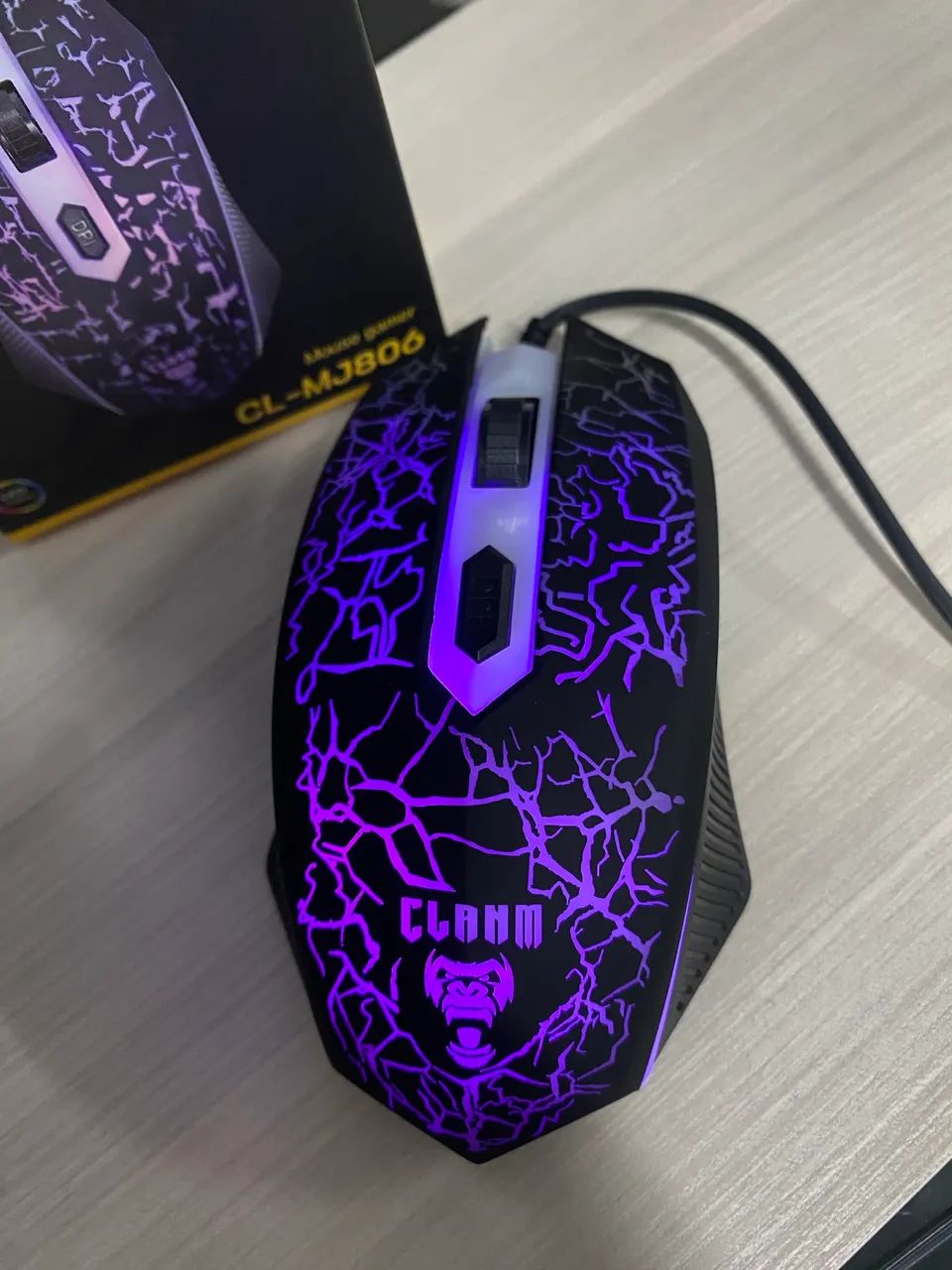 Mouse Gamer Clanm CL-MJ806  - Foto 3