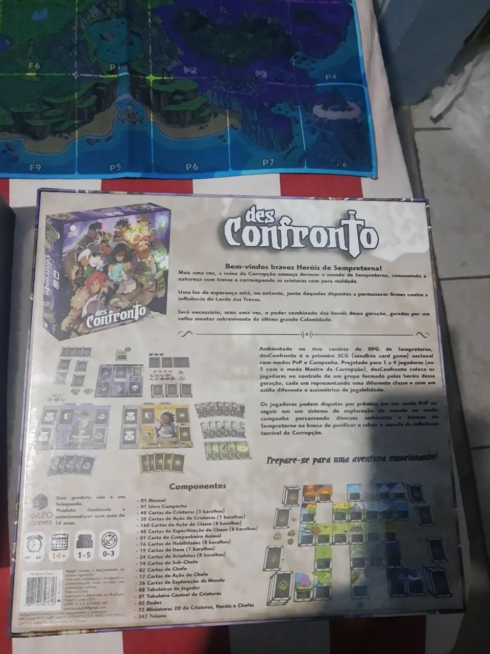 Jogo de Tabuleiro Des Confronto - Novo e Lacrado - Foto 3