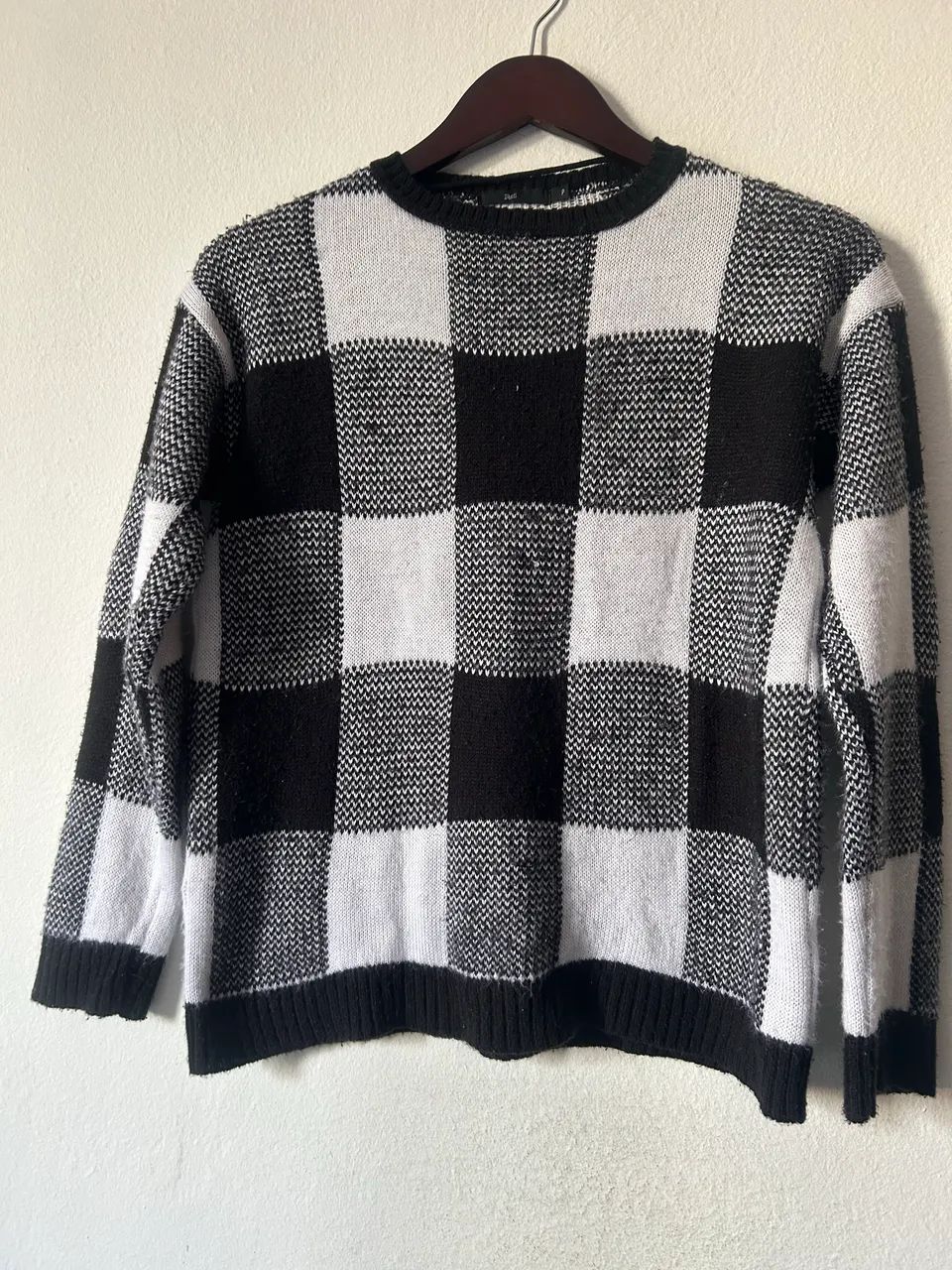 Blusa preto e branco Pool - tamanho P
