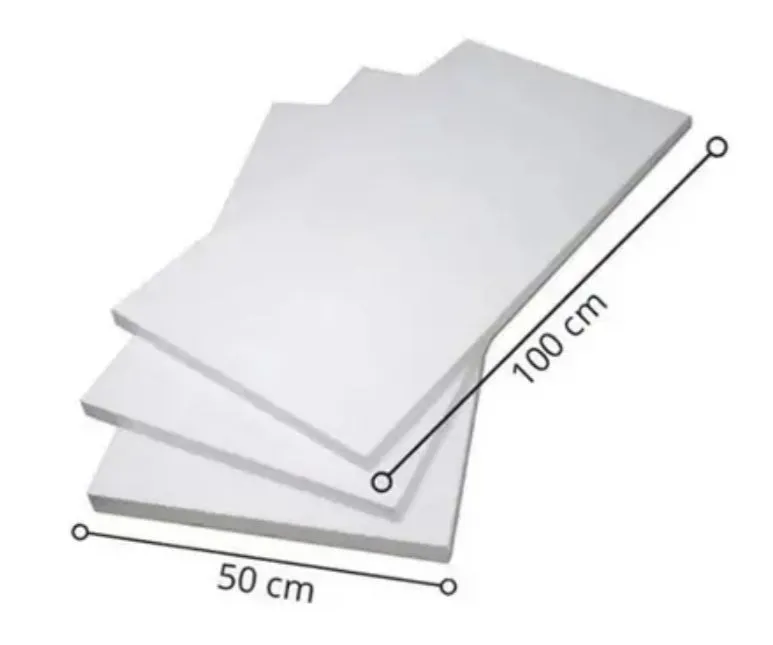 Placas de EPS 100x50cm para isolamento térmico