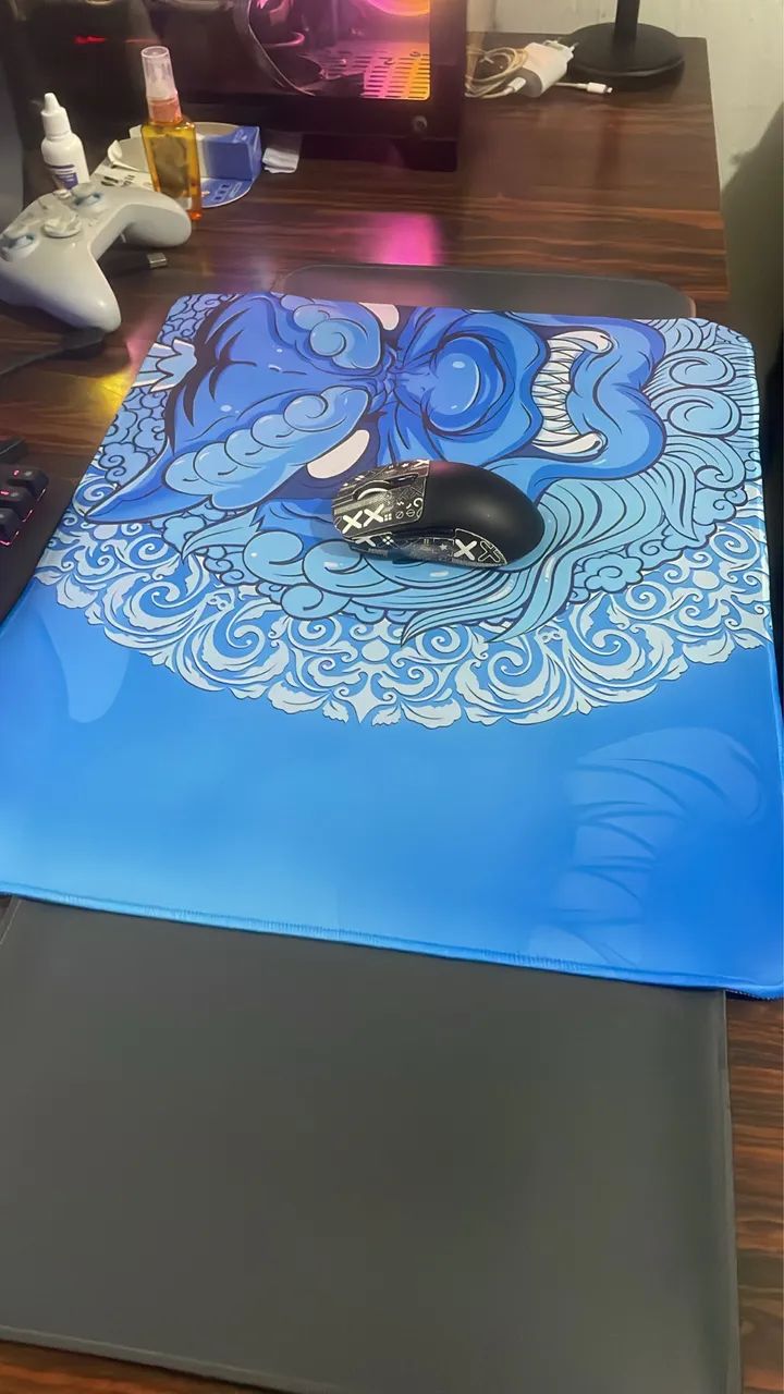 Mousepad gamer azul 40x50 - Foto 4
