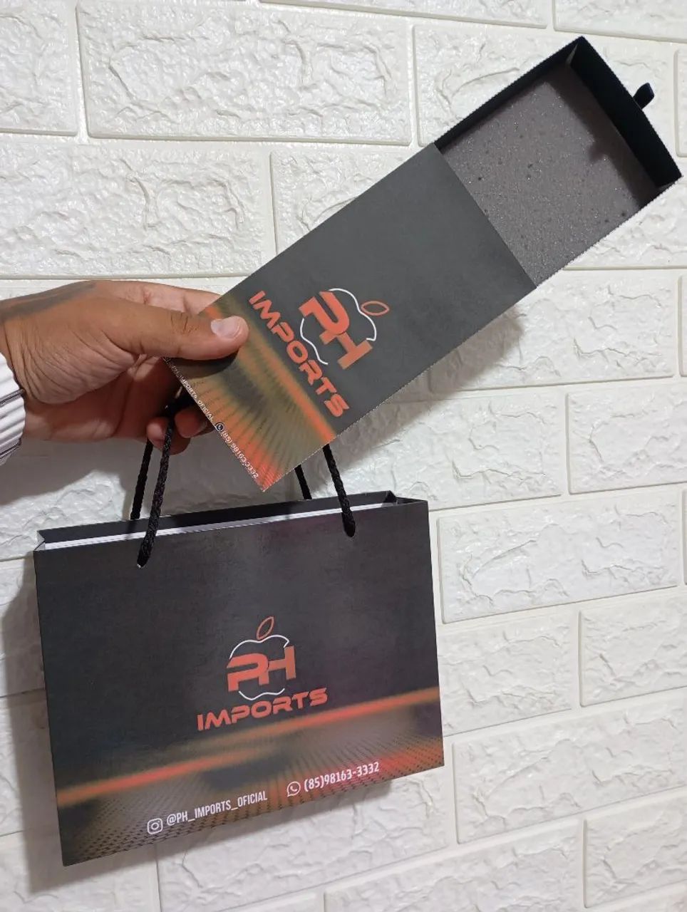 Personalizados com qualidade KIT SACOLAS + CAIXINHAS PARA SMARTPHONE 
