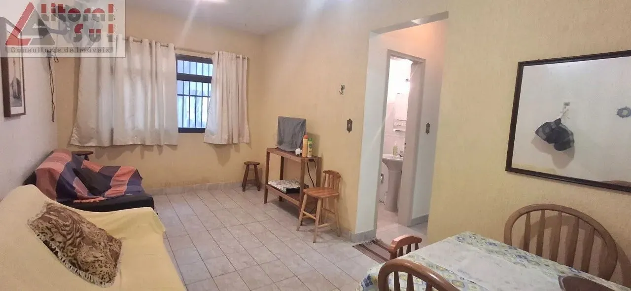 Apartamento à venda na Aviação, Praia Grande-SP: 1 quarto, 1 sala, 1 banheiro, 1 vaga de g